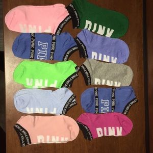 Pink Victoria Secret socks #1